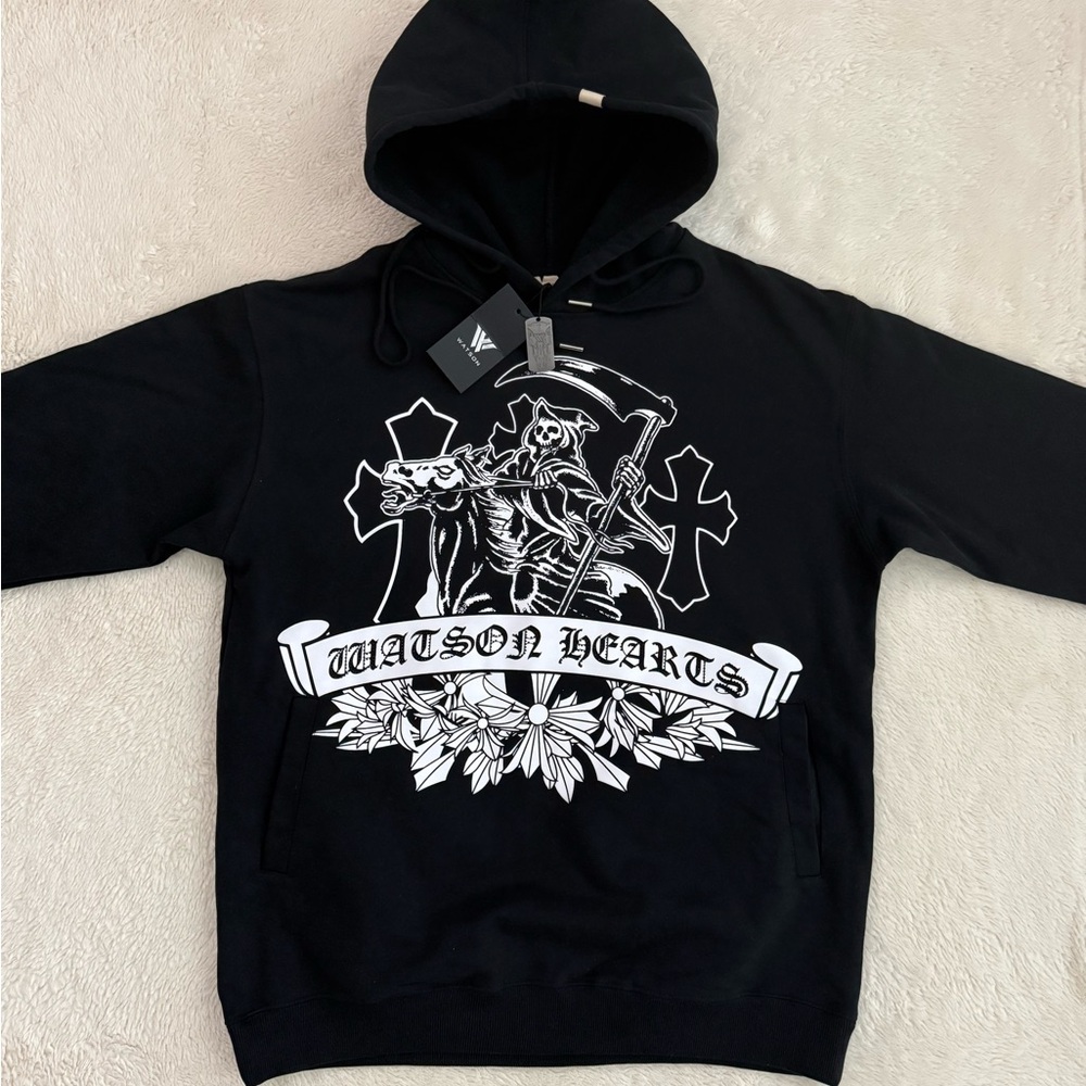 Men’s Watson Hoodie, Watson Hearts, Size Large, NWT